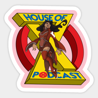 The Red Queen of X Sticker